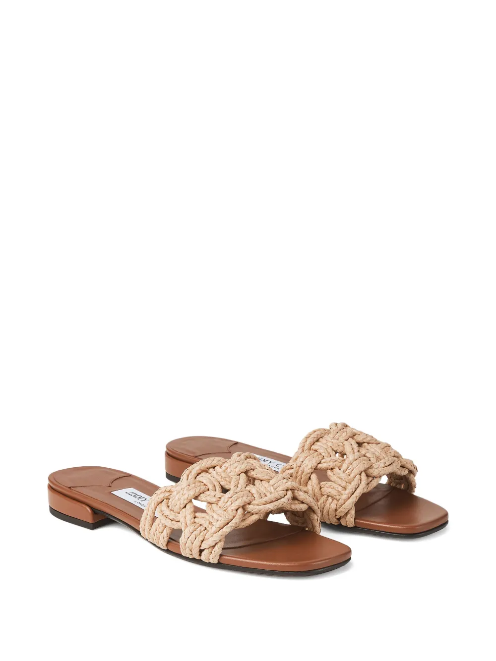 Jimmy Choo Chara flat sandals - Beige