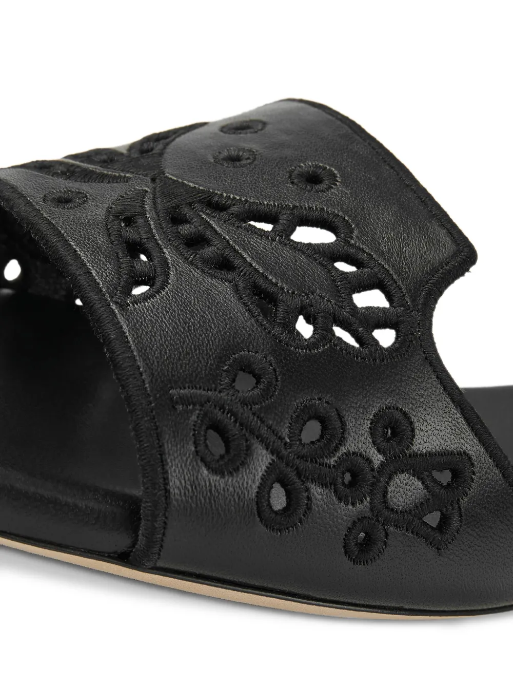 Jimmy Choo Ariane flat sandals Black