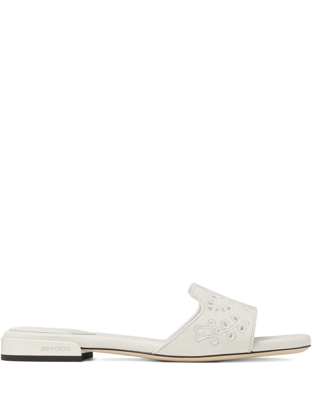 Jimmy Choo Ariane flat sandals White