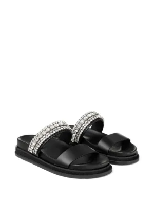 【送料&関税込】Jimmy Choo Patent Leather DACcolletAC JIMMY CHOO Azia 95 patent-leather sandals | NET-A-PORTER