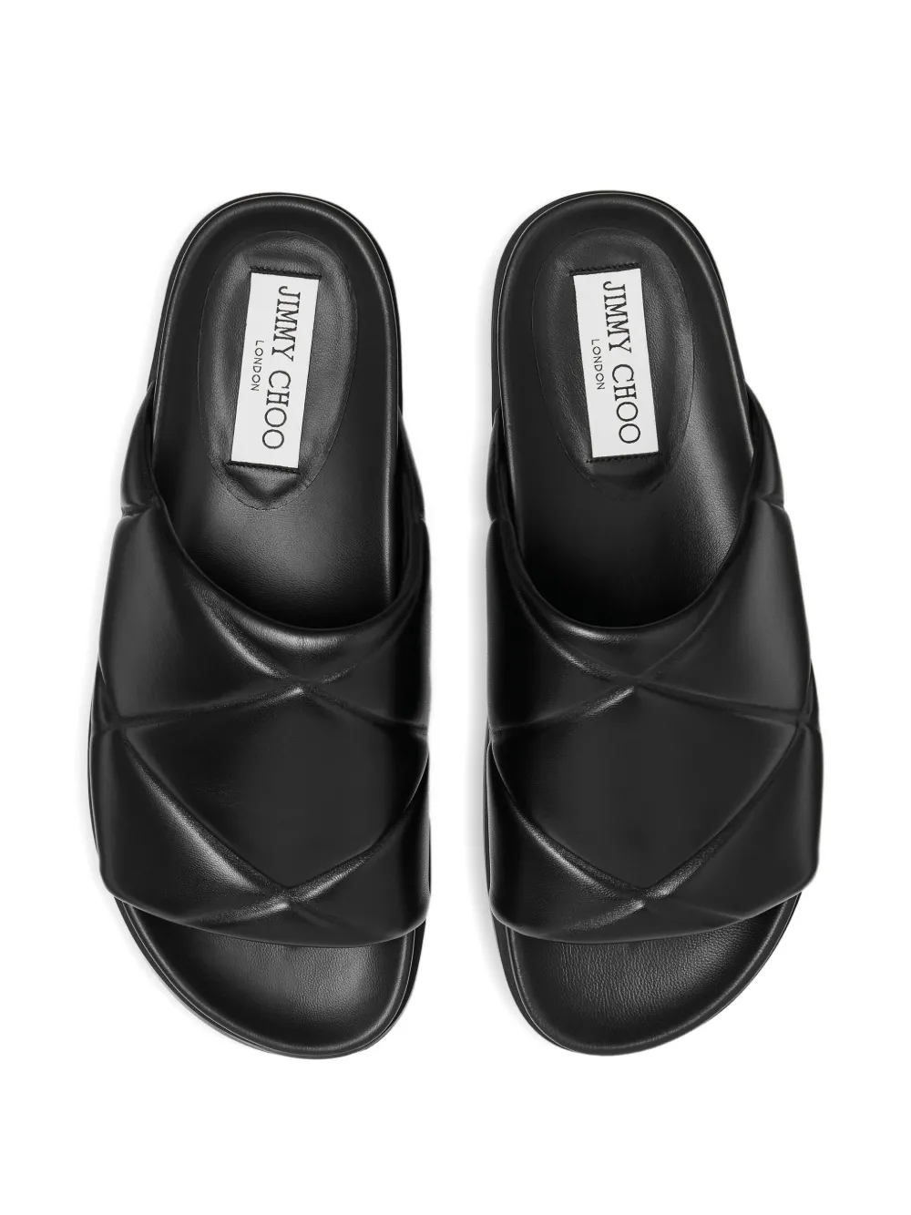 Jimmy Choo Leren sandalen Zwart