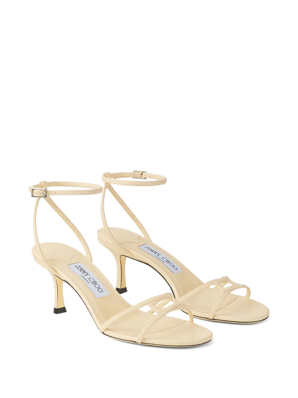 Jimmy Choo 65mm 1998 Leo sandals - Geel