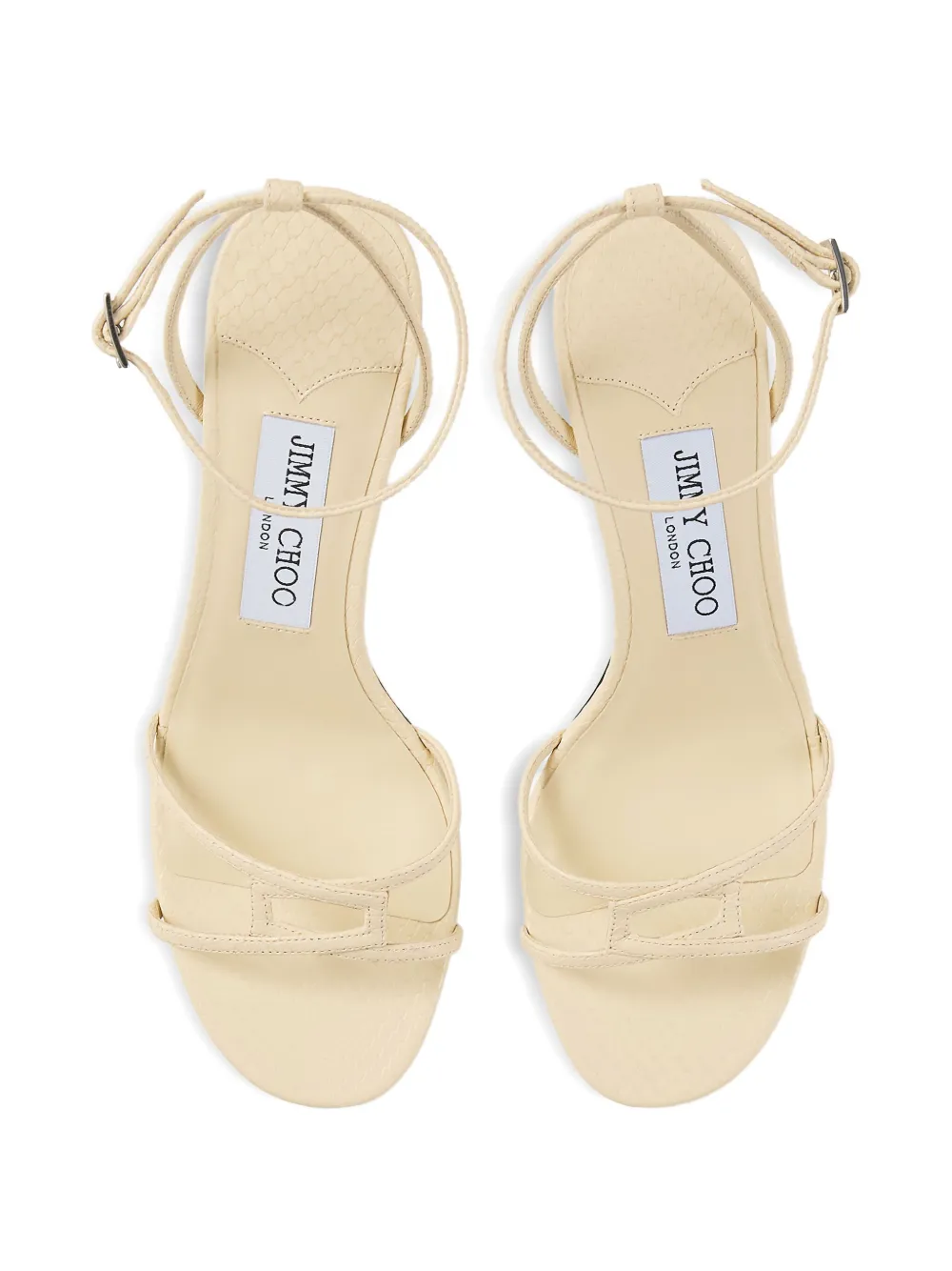 Jimmy Choo 65mm 1998 Leo sandals Yellow