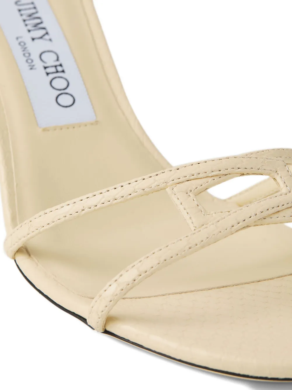 Jimmy Choo 65mm 1998 Leo sandals Yellow