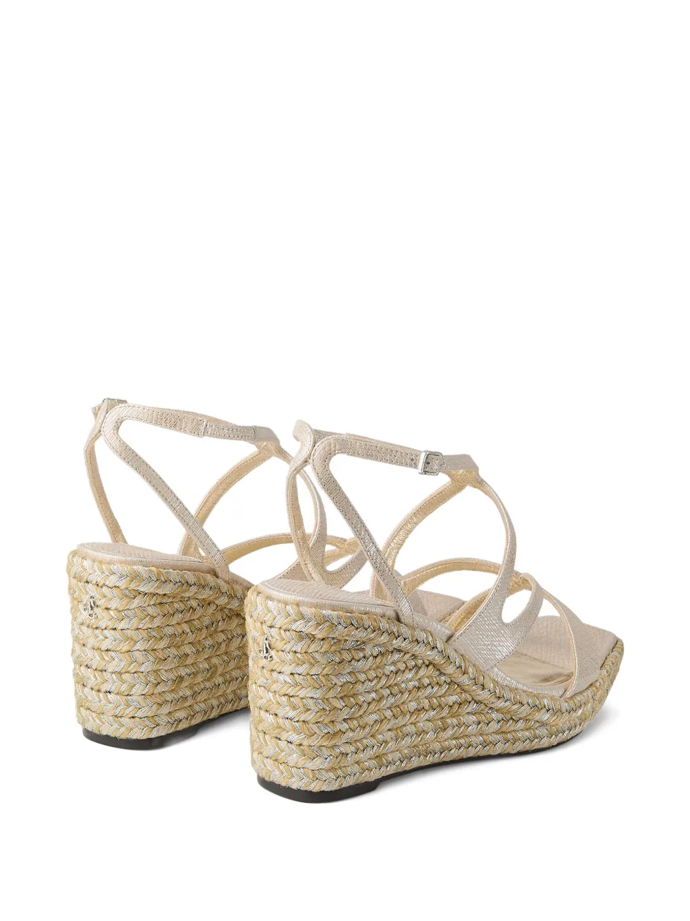 Jimmy Choo 85mm Ayla espadrilles Neutrals