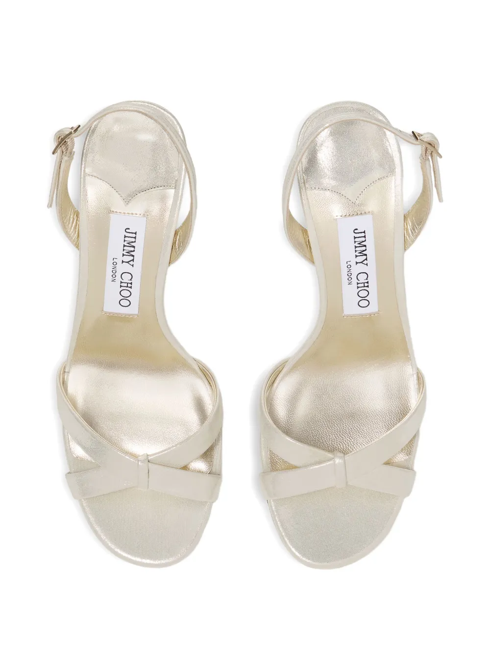 Jimmy Choo 100m Elsy sandals Goud