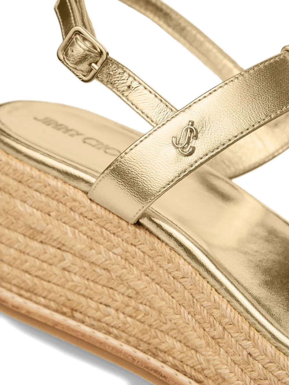 Jimmy Choo 60 mm Theia sandalen Goud