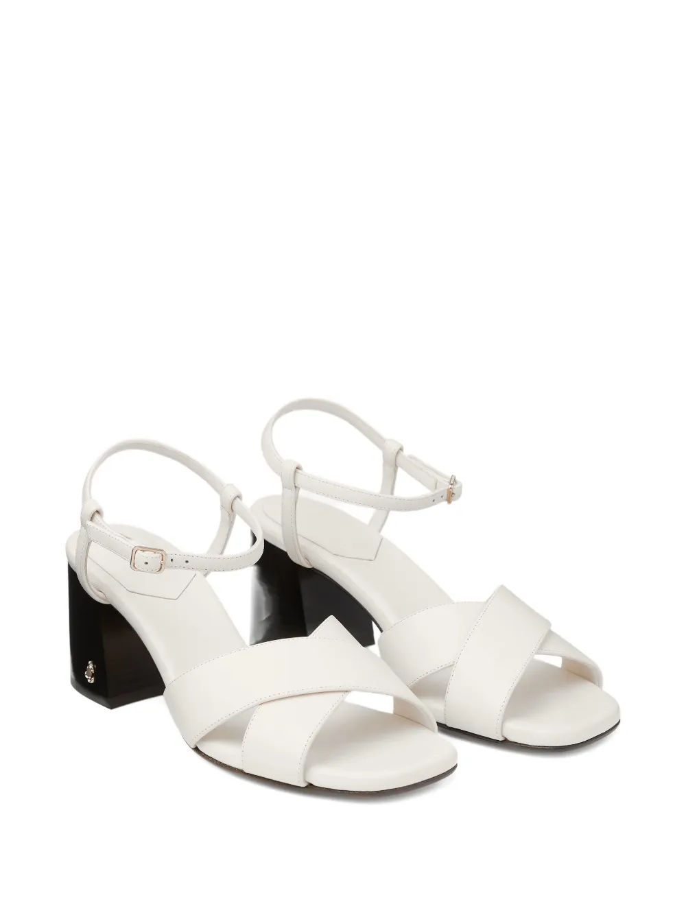 Jimmy Choo 65mm Valla sandals White