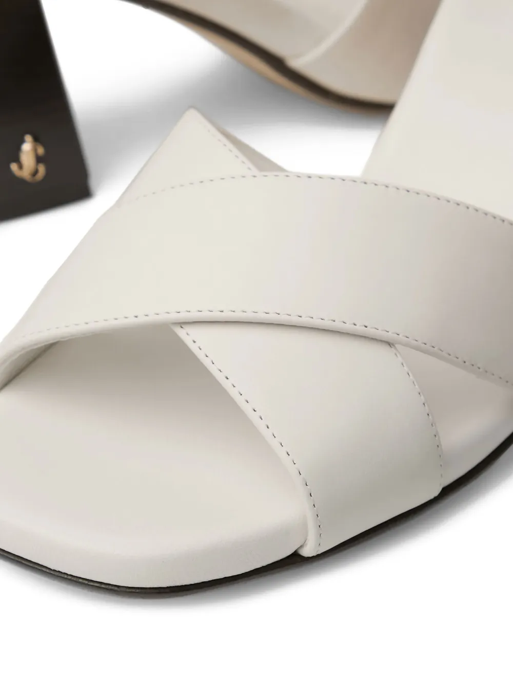 Jimmy Choo 65mm Valla sandals White