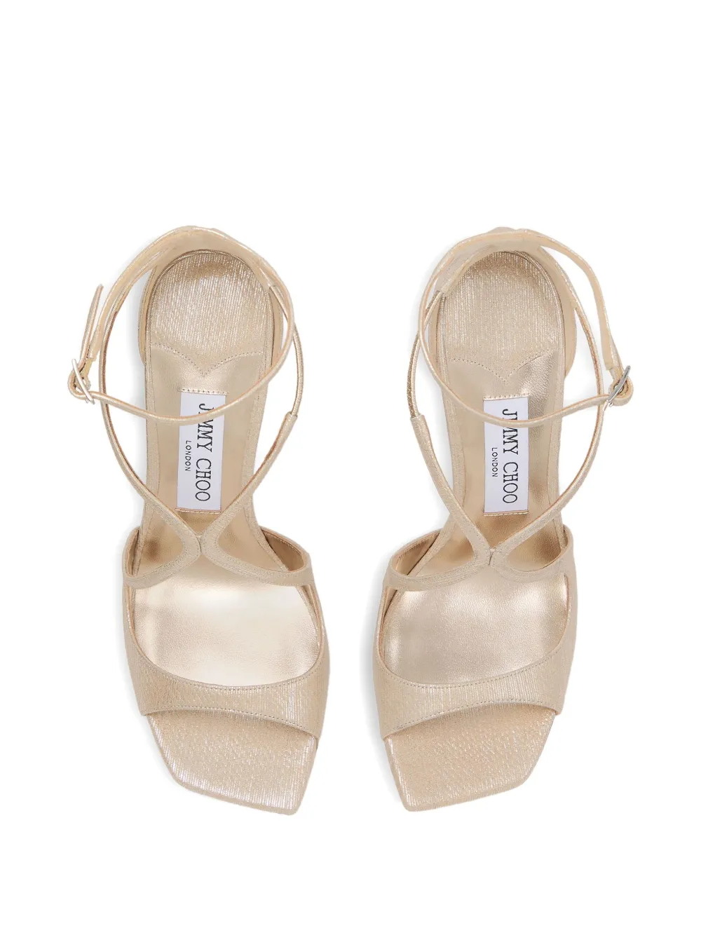 Jimmy Choo 110mm Azia sandals Gold