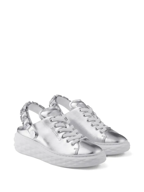 SALE♪関税込【Jimmy Choo】DIAMOND MAXI SILVER MIX スニーカー Jimmy Choo DIAMOND(ジミーチュウ ダイヤモンド) スニーカー