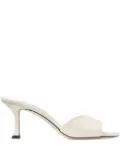 Jimmy Choo 70mm Skye leather sandals - White