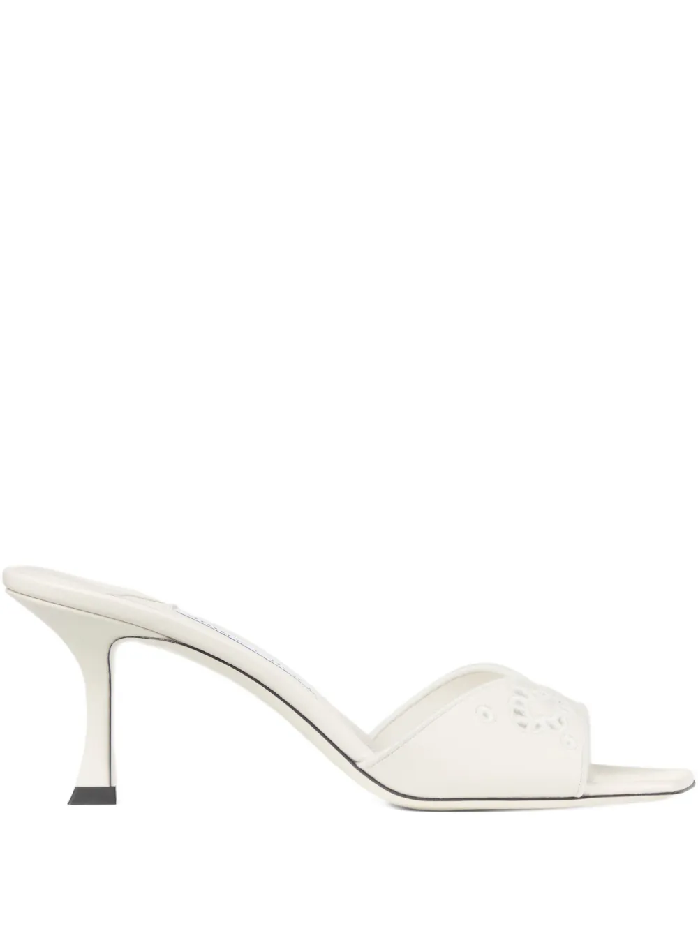 Jimmy Choo 70mm Skye mules Wit