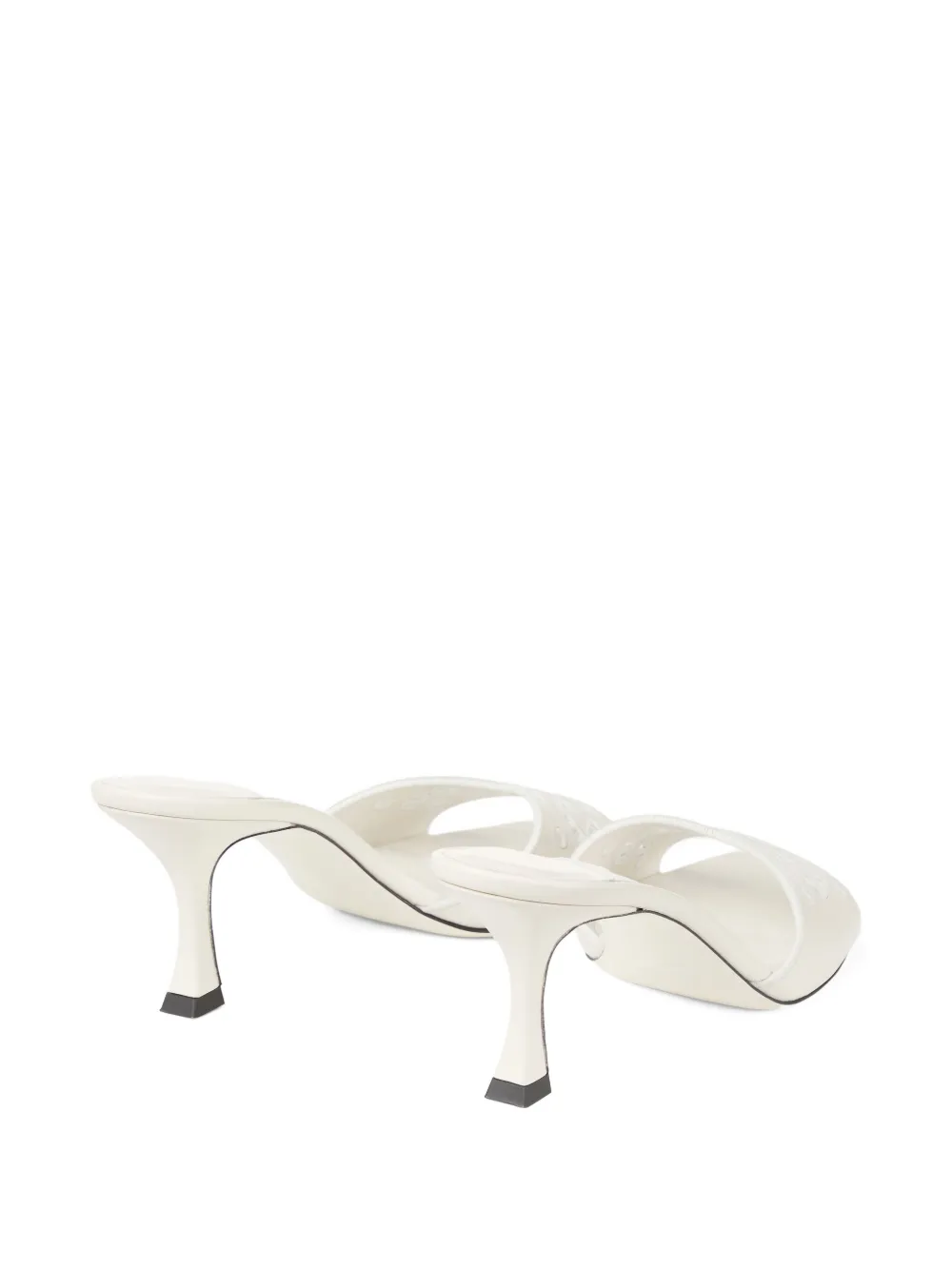 Jimmy Choo 70mm Skye mules Wit