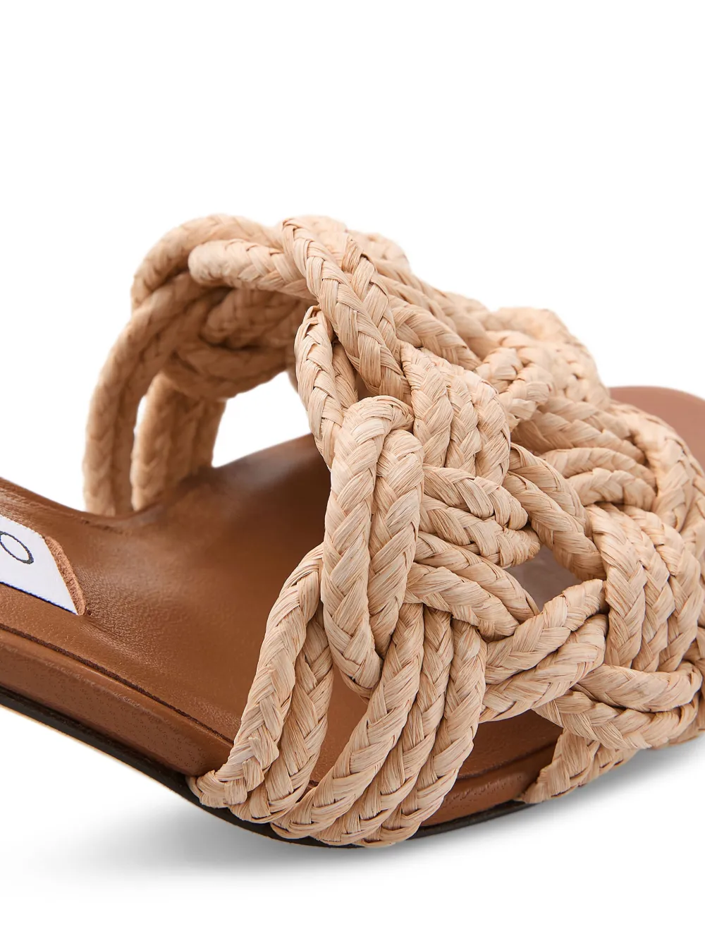 Jimmy Choo 70 mm Chara muiltjes Beige