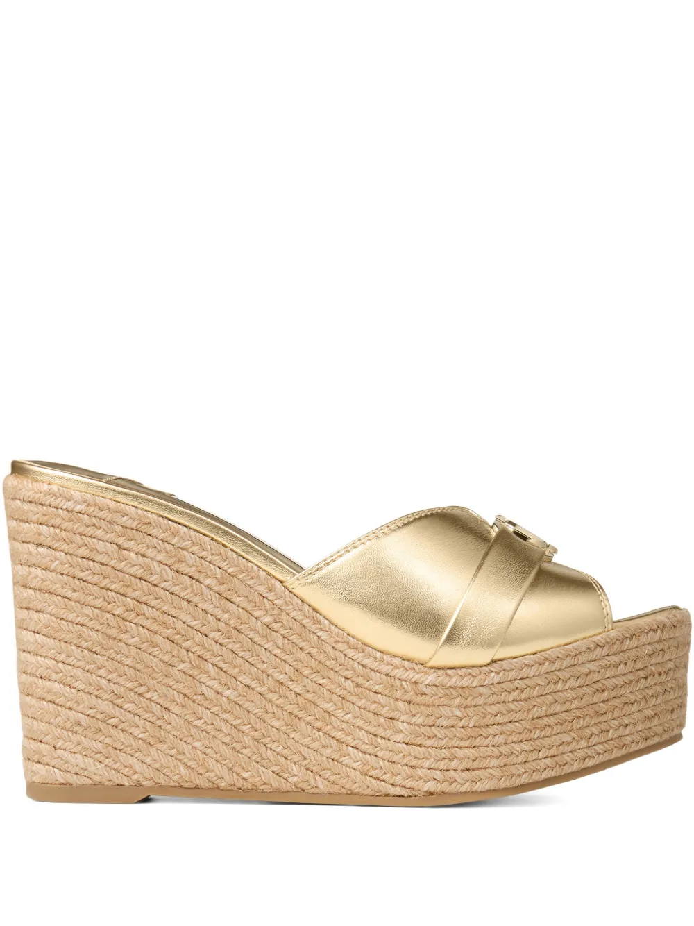 Jimmy Choo 100mm Leda mules | Gold | Image 1
