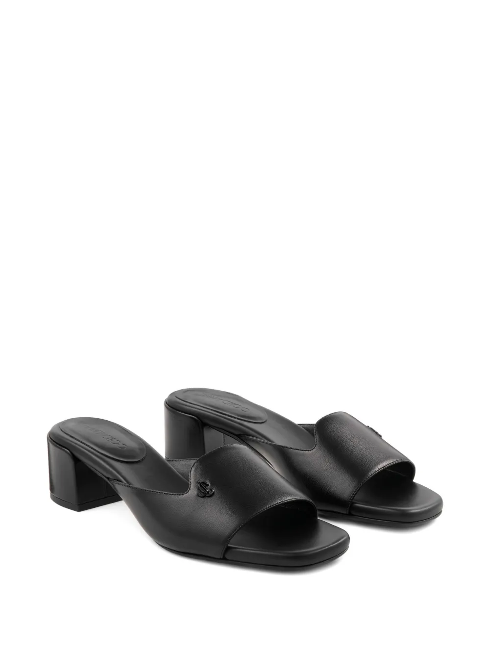 Jimmy Choo 45mm Dina mules Black