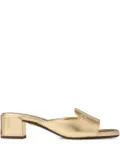 Jimmy Choo 45mm Dina mules - Gold