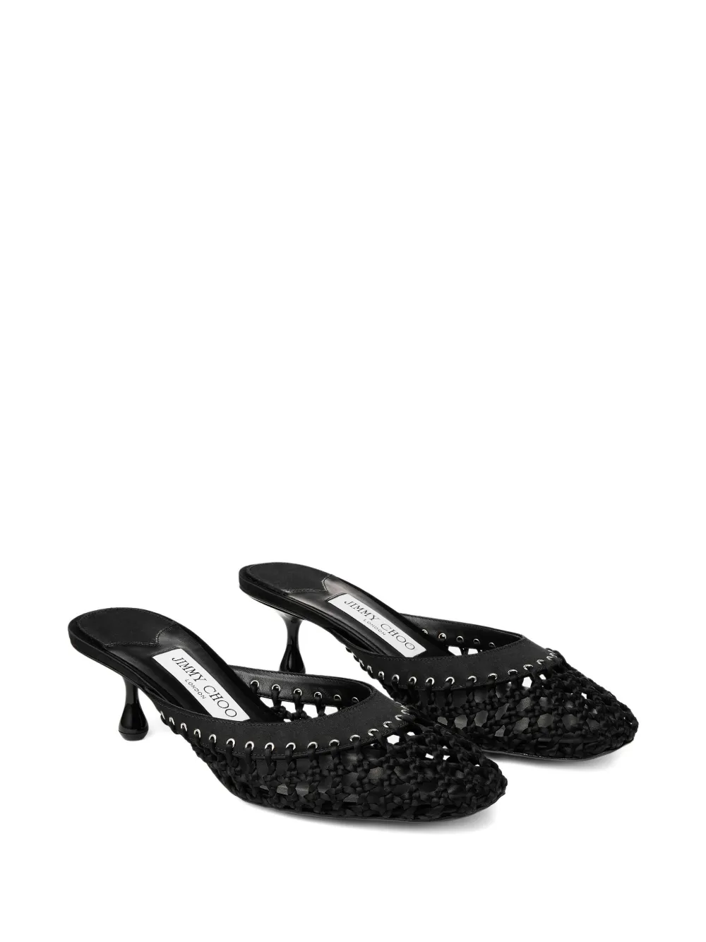 Jimmy Choo 50mm Pixie mules - Zwart