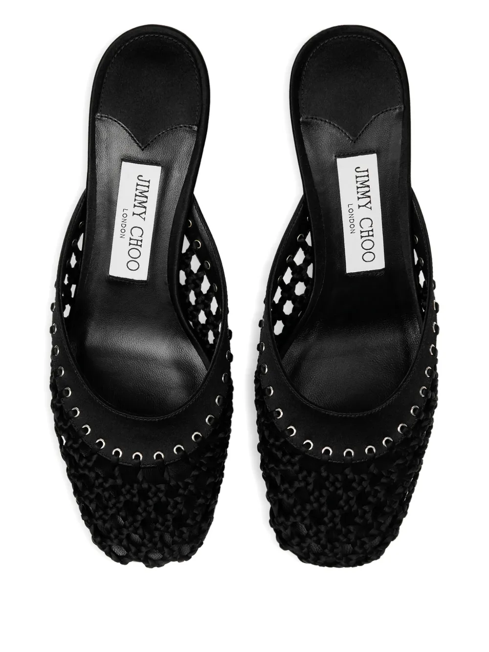 Jimmy Choo 50mm Pixie mules Zwart