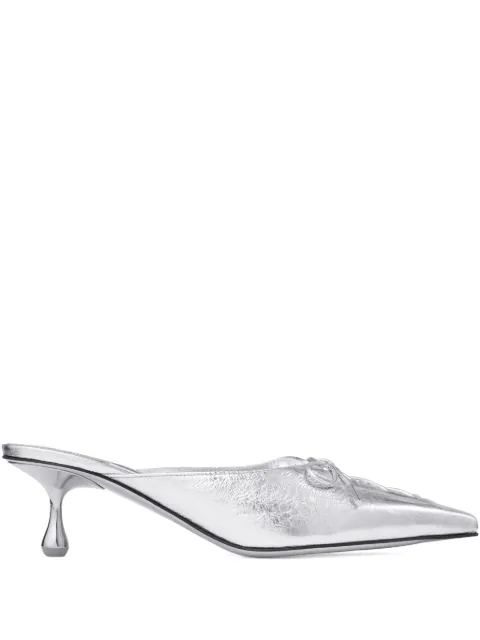 Jimmy Choo 50mm Scarlett lace-up pointed-toe mules