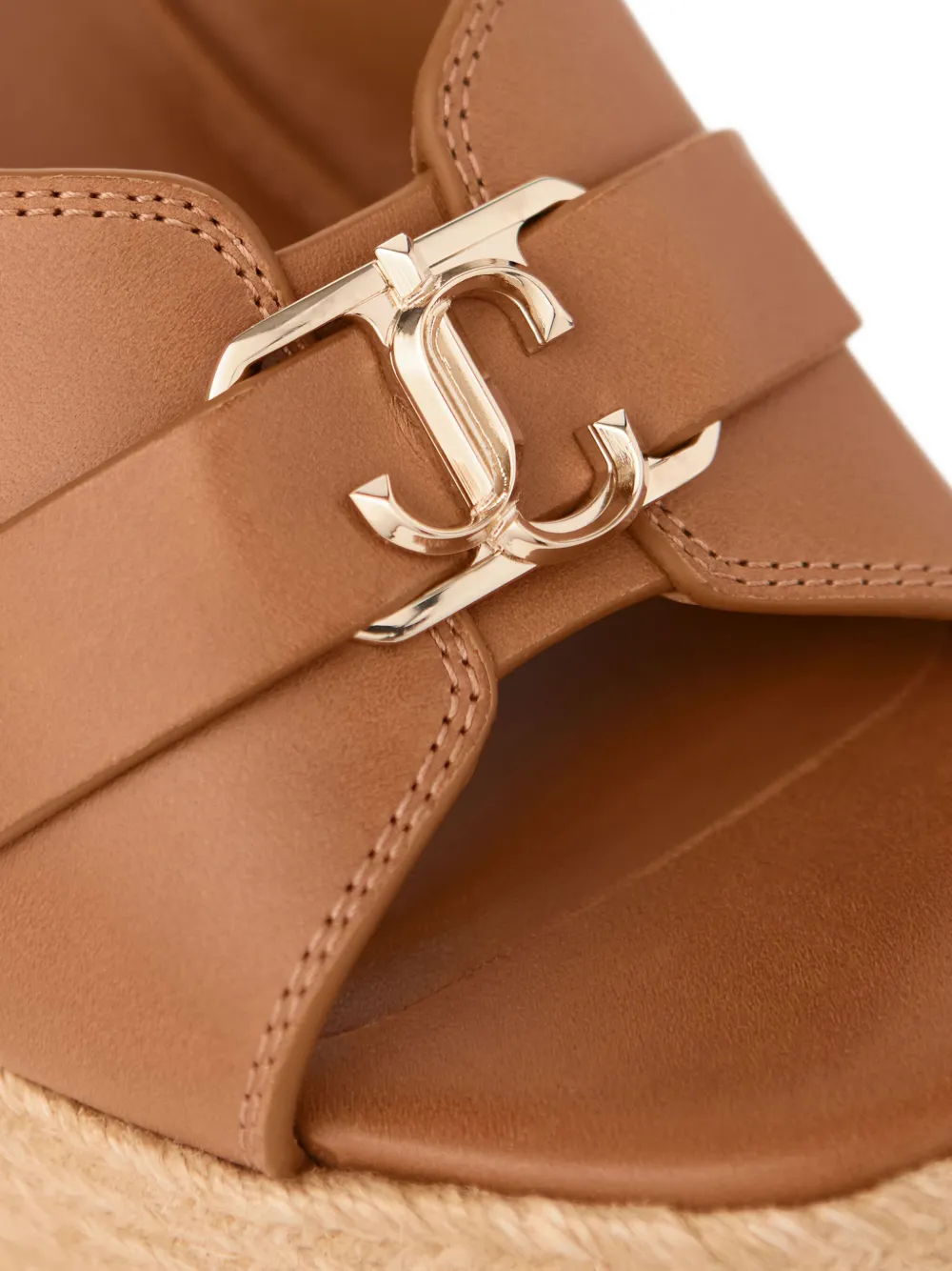 Jimmy Choo 100mm Leda mules Brown
