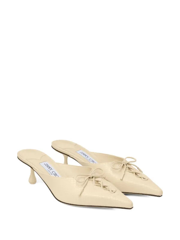 Jimmy Choo 50mm Scarlett Mules | Neutrals | FARFETCH