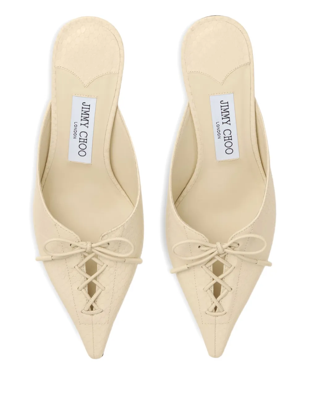Jimmy Choo 50mm Scarlett mules Neutrals