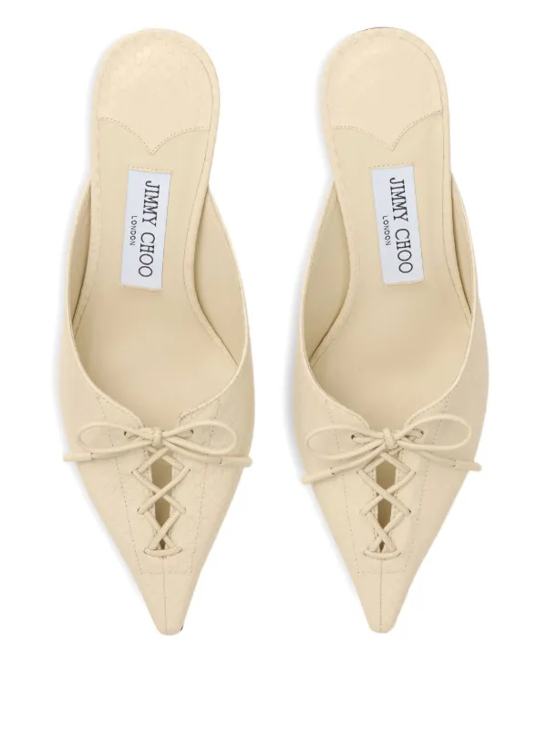 Jimmy Choo 50mm Scarlett Mules | Neutrals | FARFETCH