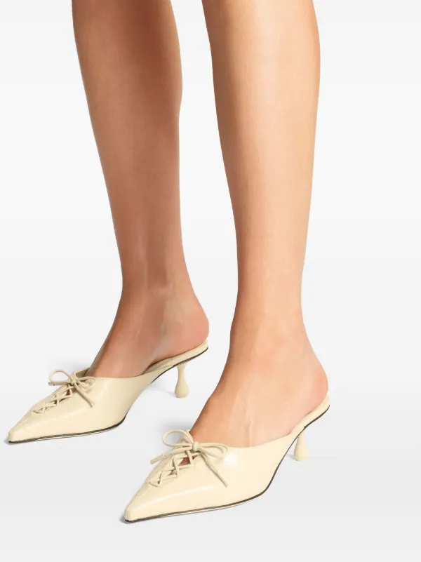 Jimmy Choo 50mm Scarlett Mules | Neutrals | FARFETCH