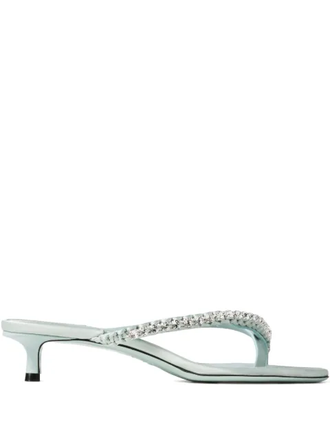 Jimmy Choo slip-ons med strass 35 mm