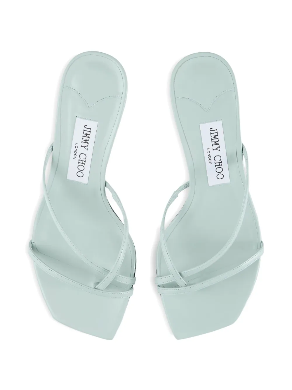 Jimmy Choo 50mm Etana mules Groen