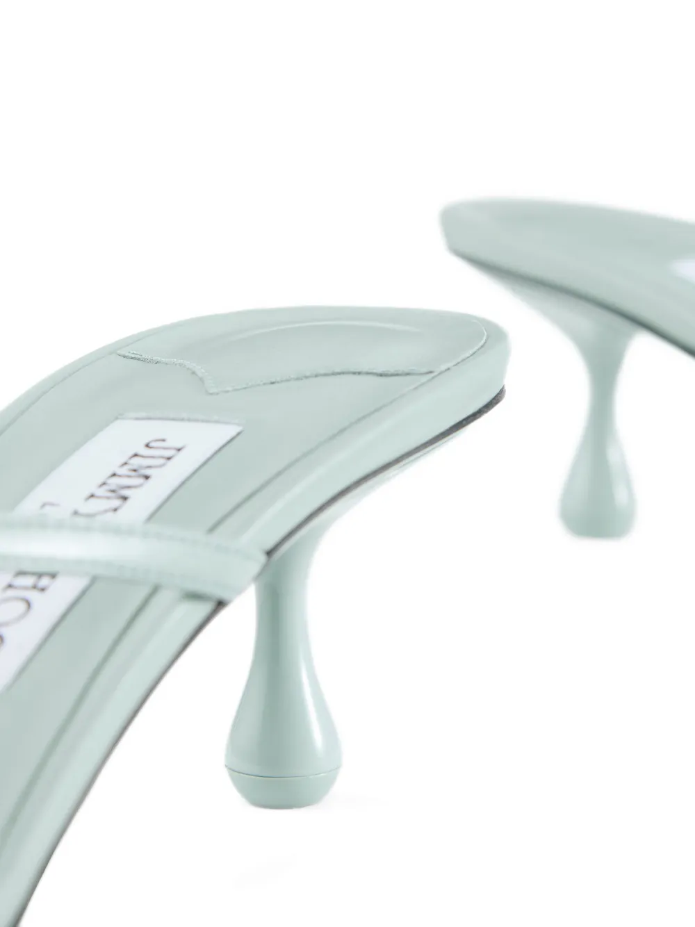 Jimmy Choo 50mm Etana mules Groen
