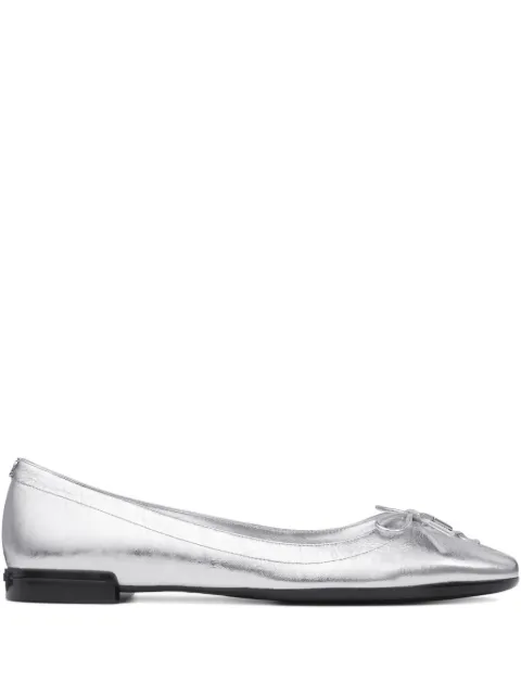 Jimmy Choo Scarlett lace-up bow ballerina flats