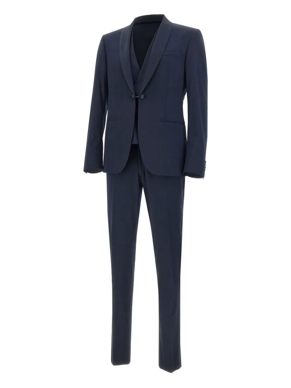 Corneliani Pak met enkele rij knopen Blauw