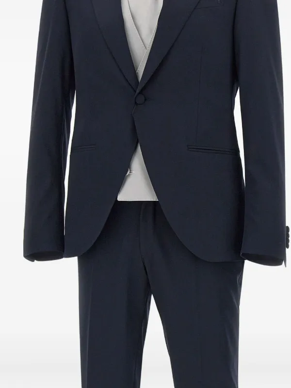 Corneliani シングルスーツ | ブルー | FARFETCH JP