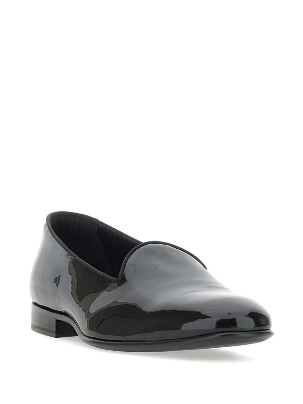 Carlo Pignatelli Rugan leather loafers - Zwart