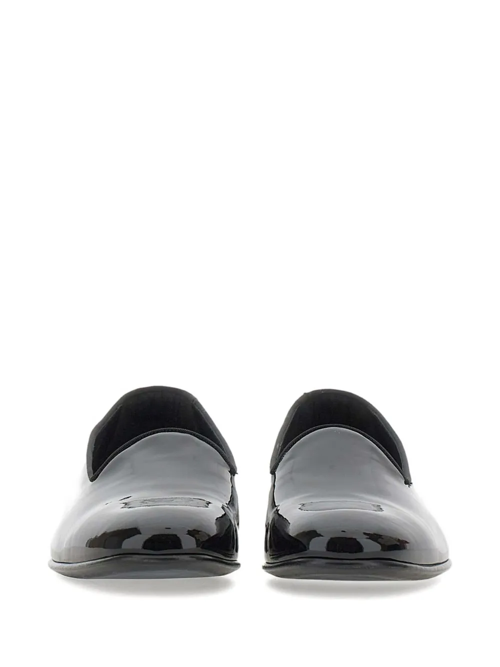 Carlo Pignatelli Rugan leather loafers Black