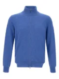 Kangra wool zip-up sweater - Blue