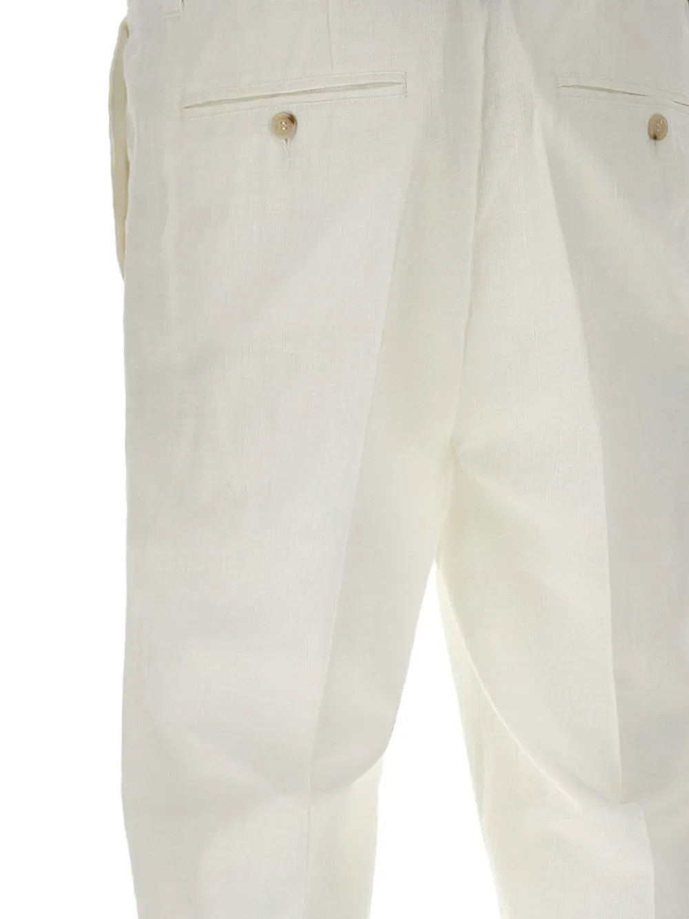 Paolo Pecora Katoenen chino Wit