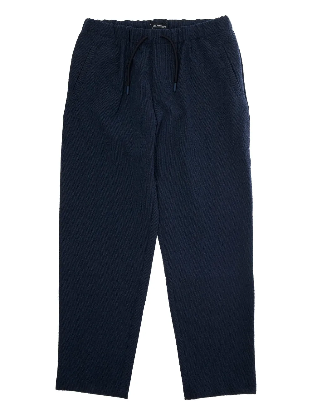 Emporio Ar i Kids Broek met elastische taille Blauw