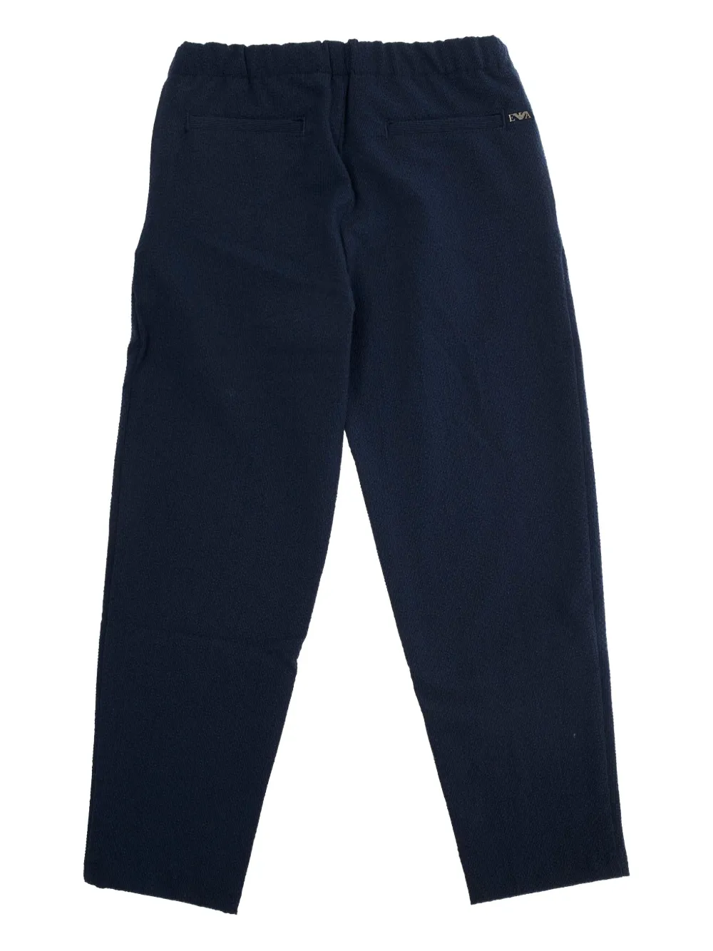 Emporio Armani Kids Broek met elastische taille Blauw