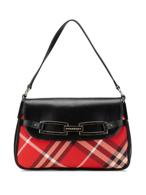 Burberry Pre-Owned bolsa de hombro con lona Supernova Check del siglo XX