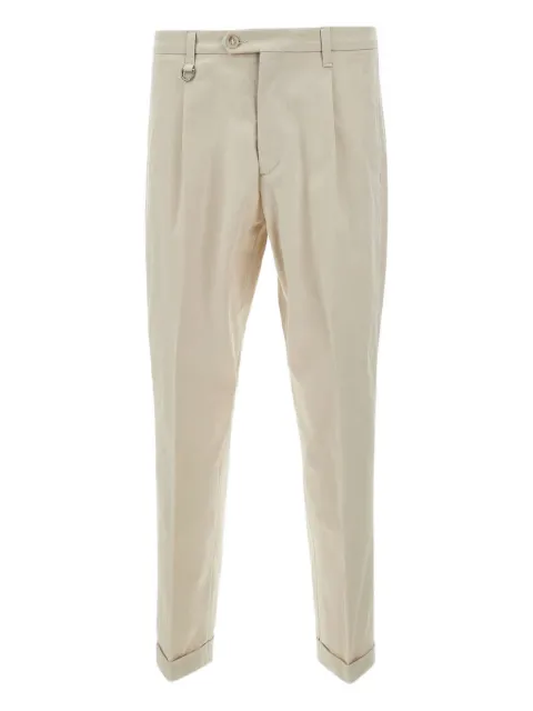 Paolo Pecora pressed-crease chino trousers