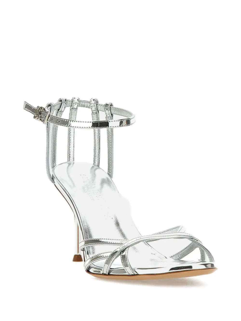 Sergio Levantesi 70mm Gemma sandals - Zilver