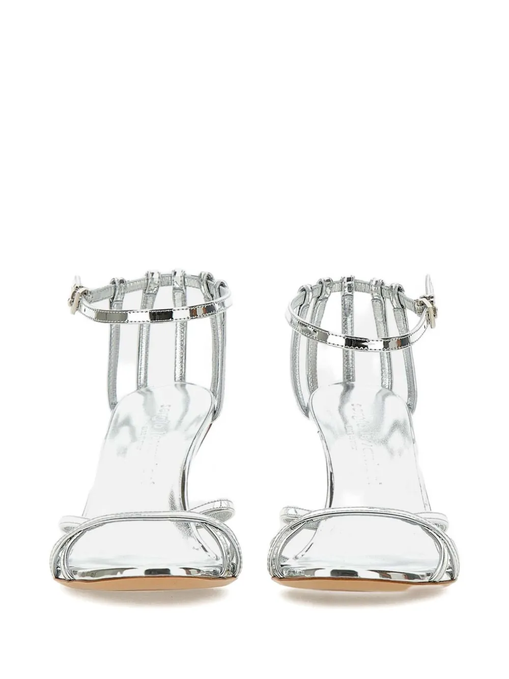 Sergio Levantesi 70mm Gemma sandals Silver