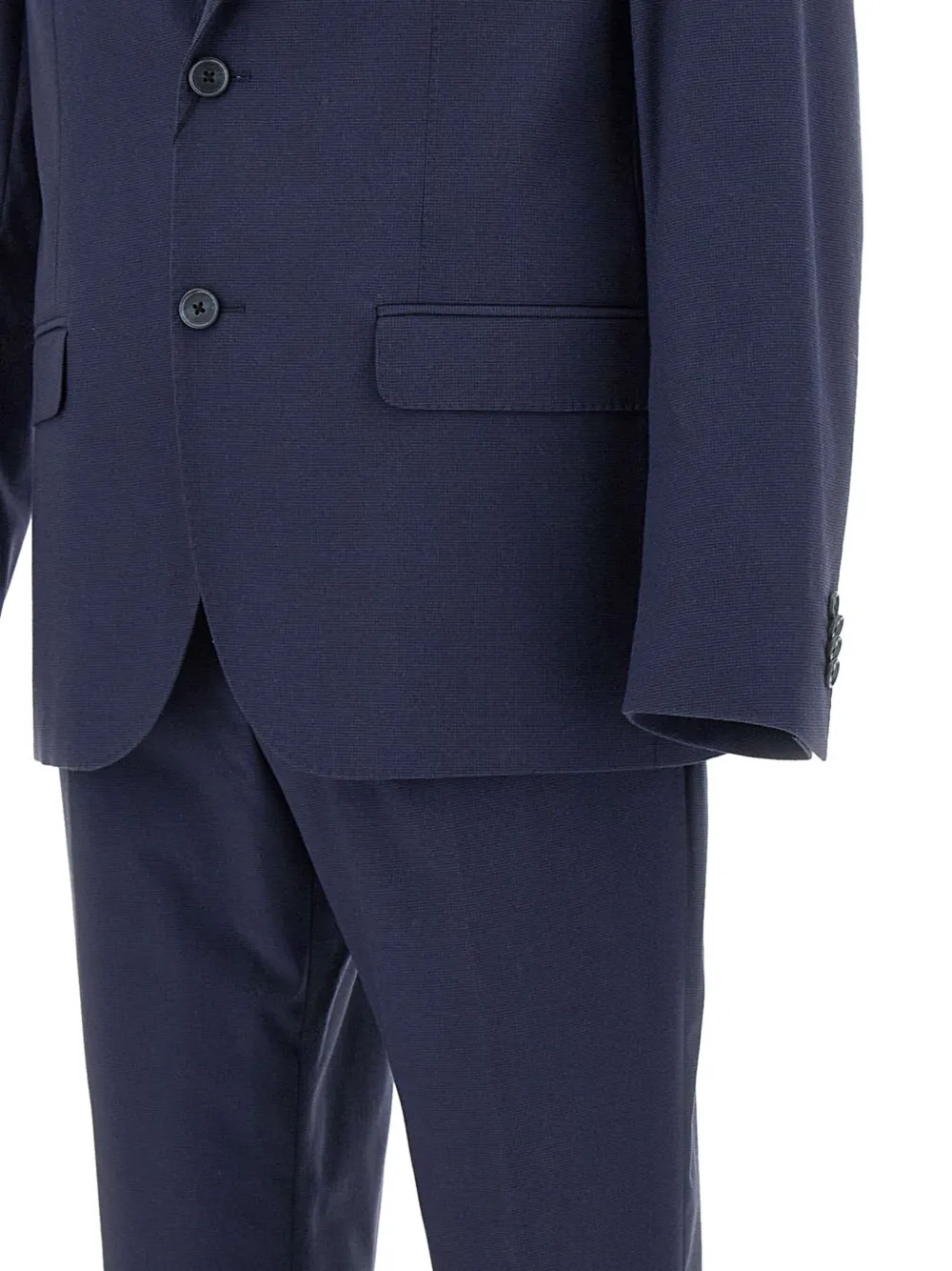 Corneliani Pak met enkele rij knopen Blauw