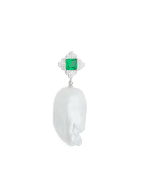 PRAWN FAMILY arete con perla barroca de agua dulce