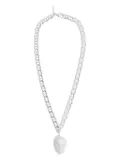 PRAWN FAMILY freshwater baroque pearl necklace - Silver