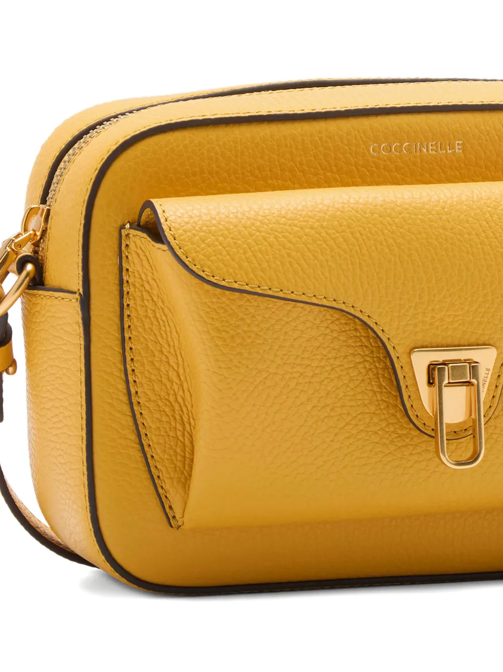 Coccinelle Soft Beat kleine crossbodytas Geel
